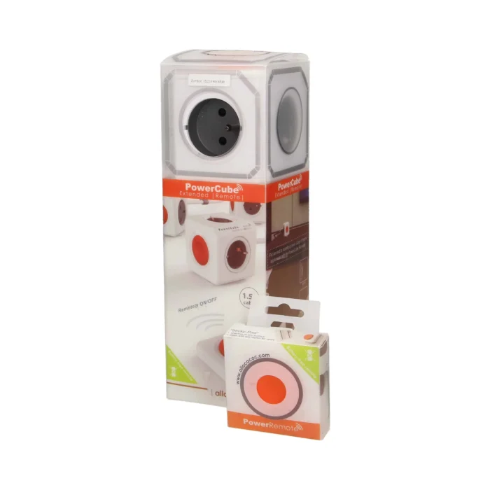 PowerCube Extended + Remote Set Predlžovacia zásuvka s káblom 1,5m – Obrázok 2
