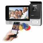 Philips WelcomeEye Connect 2, podpora videa, hlasité, LCD 7", dotyková obrazovka, OSD menu, WI-FI + pre-smartfónové aplikácie, správa prehliadača, RFID
