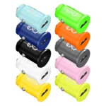 Auto nabíjačka EXC Mobile CUTE, 1xUSB QC, 18W, mix farieb