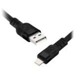 USB-A kábel - Lightning eXc WHIPPY Pro, 0.9M, 29W, rýchlonabíjanie, mix farieb (tmavý)