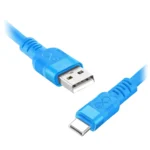 USB-A - USB-C eXc kábel WHIPPY Pro, 0,9M, 60W, rýchle nabíjanie, mix farieb (pastel)