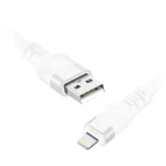 USB-A kábel - Lightning eXc WHIPPY Pro, 2M, 12W, rýchlonabíjanie, mix farieb (tmavý)