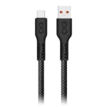 USB-A - USB-C kábel - eXc IMMORTAL, 0,9m, 30W, rýchlonabíjanie, mix farieb