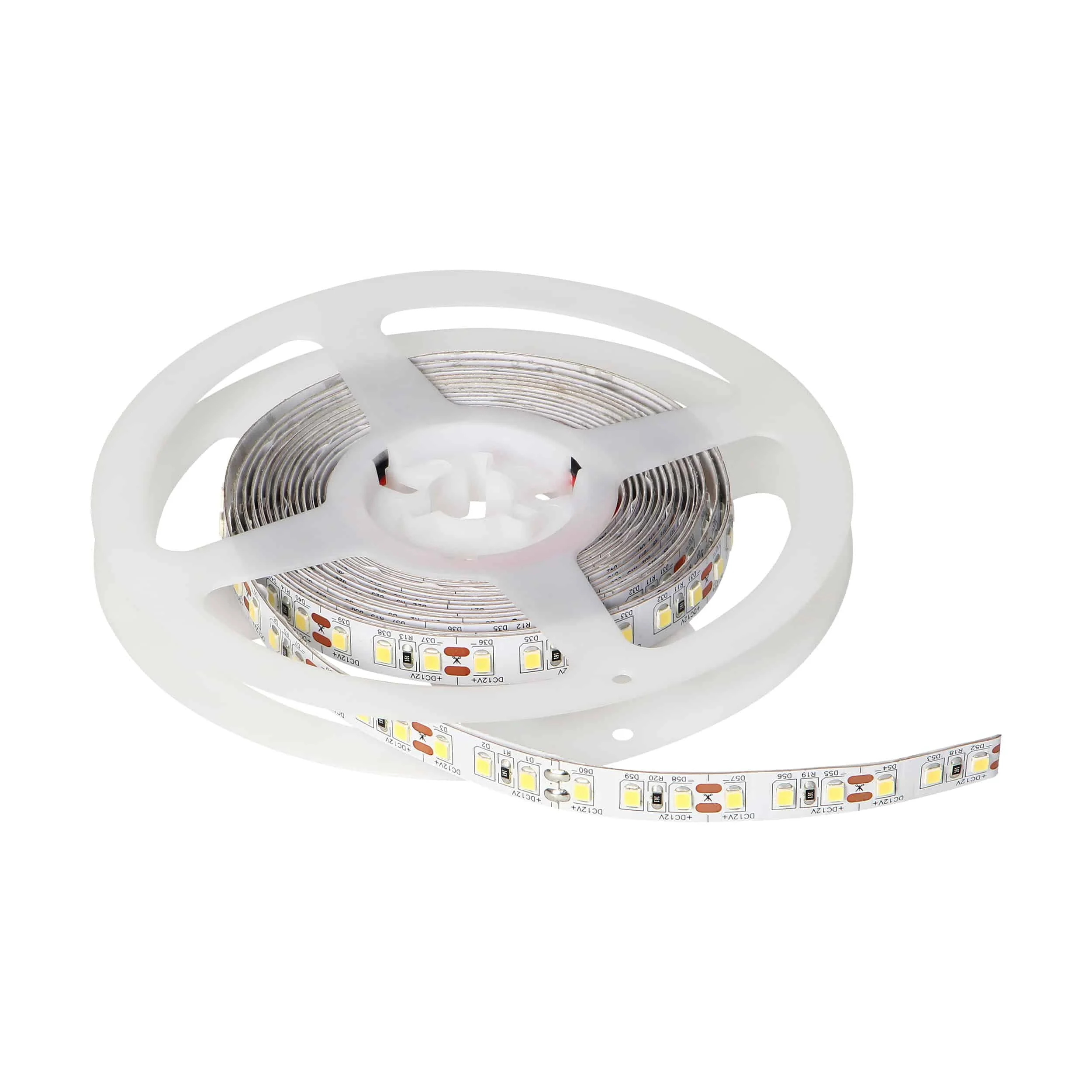 LED osvetlenie LED osvetlenie, ploché, na dekoráciu interiéru, dĺžka 5 m, 60 LED/m, nabíjanie 12 V, odolný náter, biela, biela, farebne neutrálna – Obrázok 1