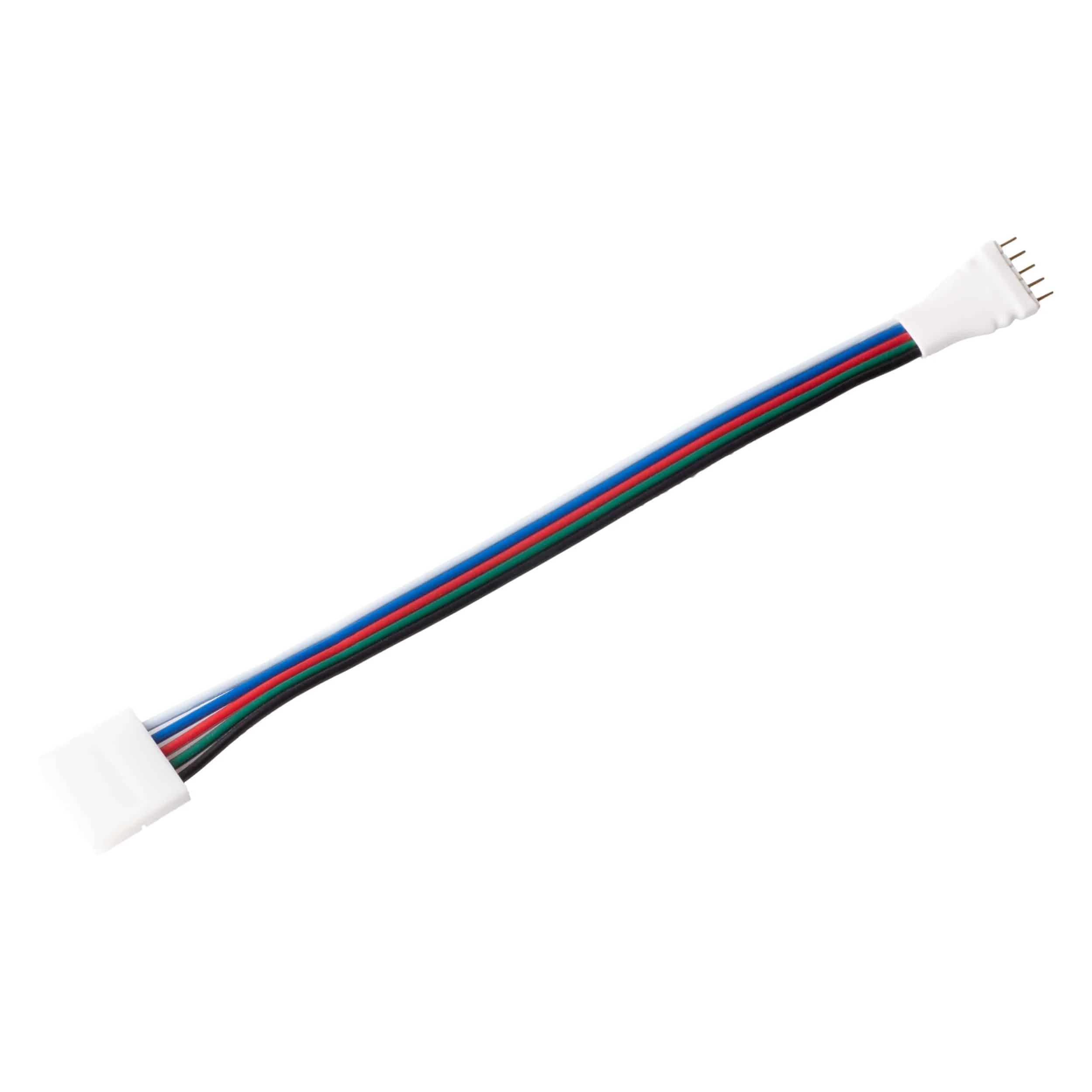 Predinštalovaný obojstranný konektor (rýchlokonektor) viacfarebných RGBW 12mm LED pásikov do ovládača Predinštalovaný obojstranný konektor (rýchlokonektor) viacfarebných RGBW 12mm LED pásikov do ovládača – Obrázok 1