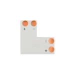 Uhlový konektor L pre inštaláciu (rýchlokonektor) LED pásikov 8mm 2pin-2pin