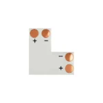 Uhlový konektor L pre inštaláciu (rýchlokonektor) LED pásikov 10mm 2pin-2pin