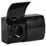 Dvojzásuvka 2x2P+E AQUATIC IP44 čierna, 10 kníh
