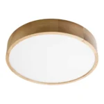 ADVITI OVO stropné svietidlo 4xE27, 4x24W, dub, difúzor matné sklo, IP20, Ø 475