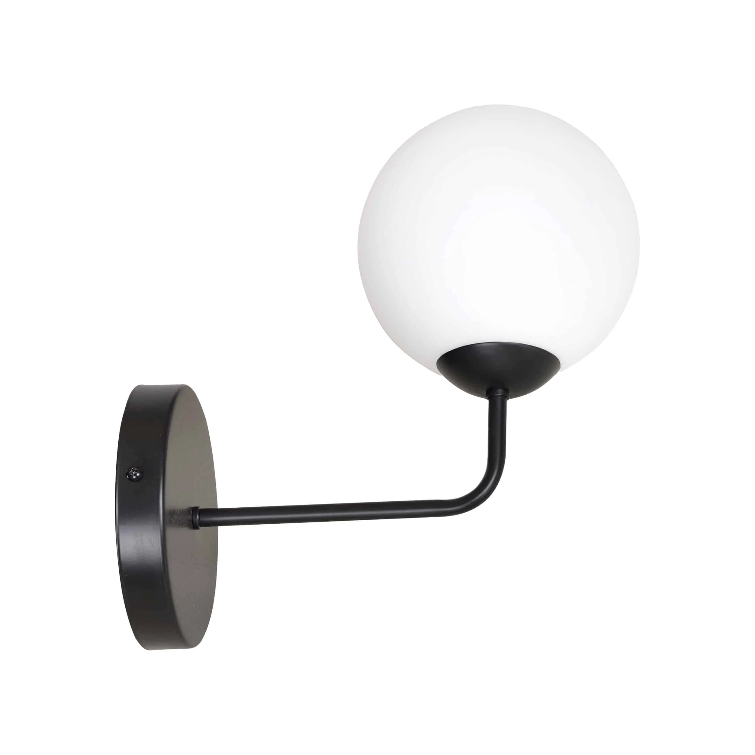 MONZA wall lamp ADVITI Nastenné svietidlo MONZA, max. výkon 40W, E14, čiernowhite – Obrázok 1