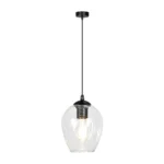 ADVITI Závesné svietidlo IRIS, max. výkon 60W, E27, transparent-transparent
