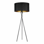 ADVITI KYLO 1P E27, stojaca lampa, max. 60W, čierny, otočný statív