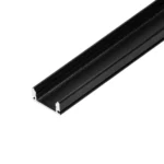 ADVITI Hliníkový profil na LED pásy, 2000 x 17 x 7 mm, povrch, čierny, sada 50 ks..