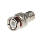 Adaptor BNC-plug / F-socket