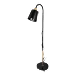 Stojanová lampa GRACE, 154 cm, E27, max. 30W, čierna