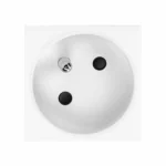 NOEN FR, uhlový zásuvkový modul 45x45mm 45° 1x2P+E, E francúzsky typ, 16A 250V, biela
