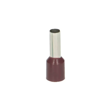 Dutinka izolovaná 10mm2 (12mm) hnedá - 25ks balenie