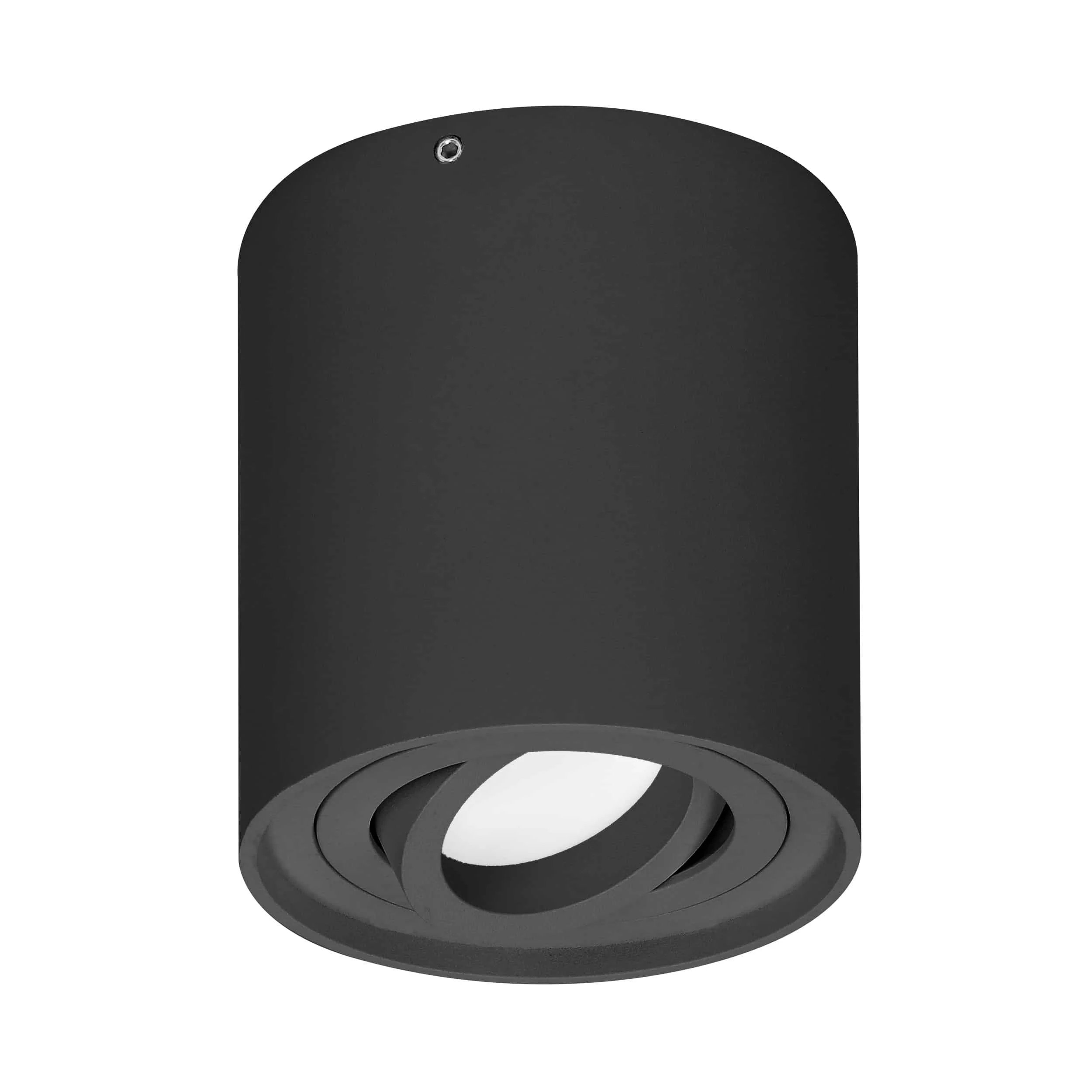 CAROLIN DLR GU10 downlight ADVITI Stropné svietidlo CAROLIN DLR GU10, 35W, okrúhle, čiernene – Obrázok 1