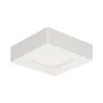 ADVITI LETI LED 9W, stropné, prisadené, štvorcové, 540lm, 4000K, biela, integrovaná LED výplň