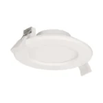 ADVITI Podzemné svietidlo EURUS LED 9W, zapustené biele, okrúhle, 530lm, 3000K, priamy Napájací zdroj LED