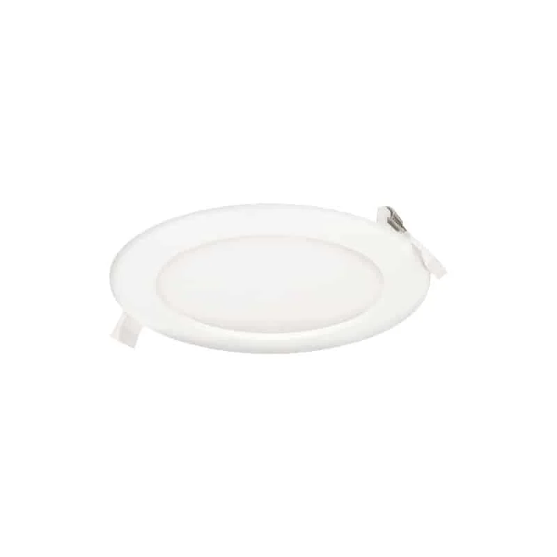 EURUS LED 12W downlight ADVITI EURUS LED 12W stropné svietidlo, biele tieňované, okrúhle, 800lm, 3000K, priamy Napájací zdroj LED – Obrázok 1