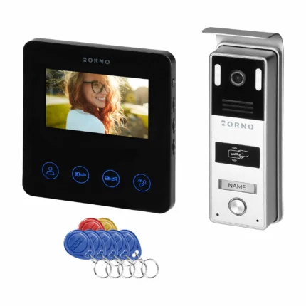 PACTO, súprava videovrátnika, 4-dr., 4,3", dotykový panel, RFID čítačka