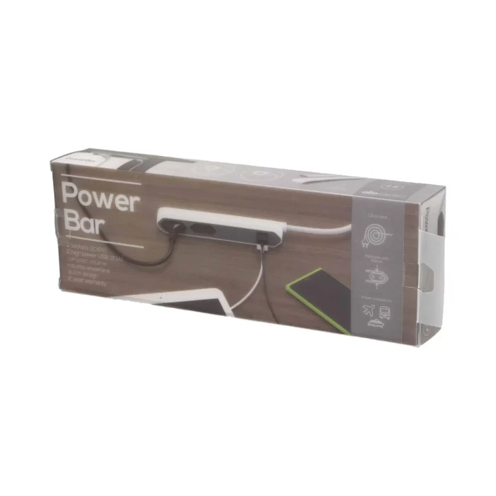 PowerBar USB Predlžovacia zásuvka sáblom 1,5 m – Obrázok 2