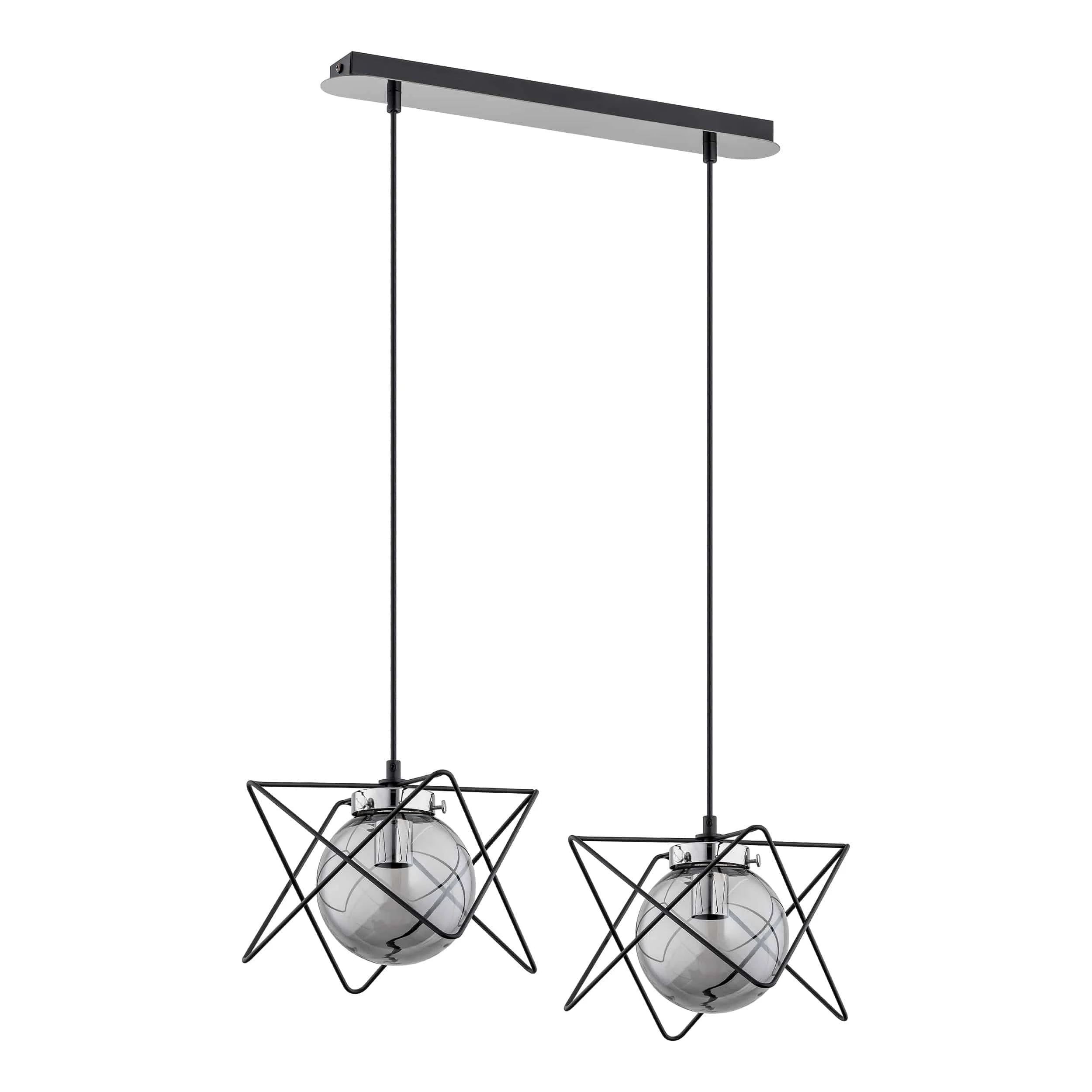 CORRADO 2P ADVITI CORRADO 2P, závesné svietidlo, E14 max. 2x 40W, chróm – Obrázok 1