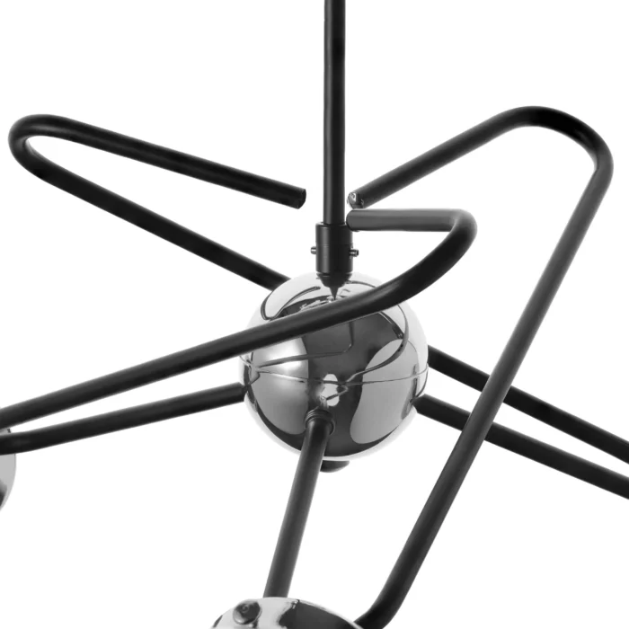 ADVITI GALAKSI 3P, závesné svietidlo, E14 max. 3x 40W, chróm – Obrázok 4