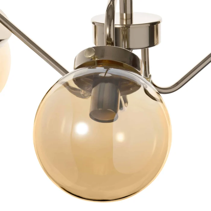 ADVITI BULAT 3P, závesné svietidlo, E14 max. 3x40W, zlatá – Obrázok 4