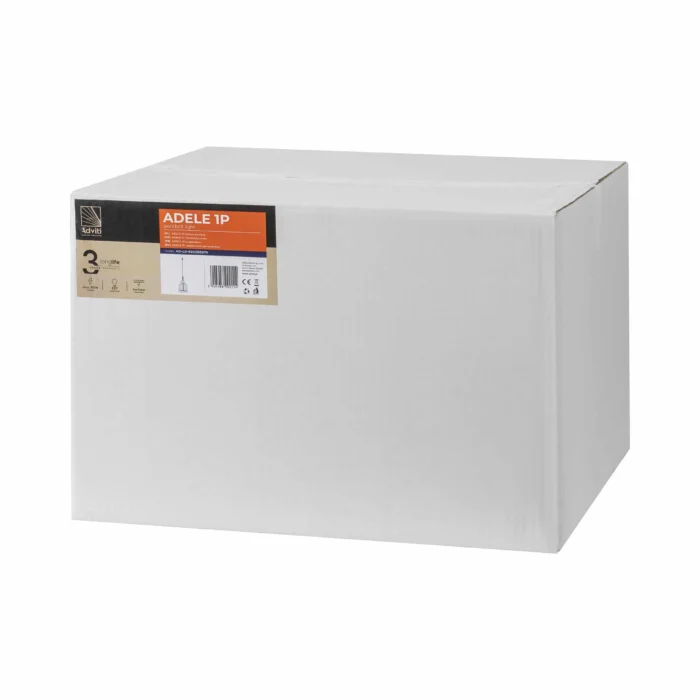ADVITI ADELE 1P, závesné svietidlo, E27 max. 60W, čierny – Obrázok 2