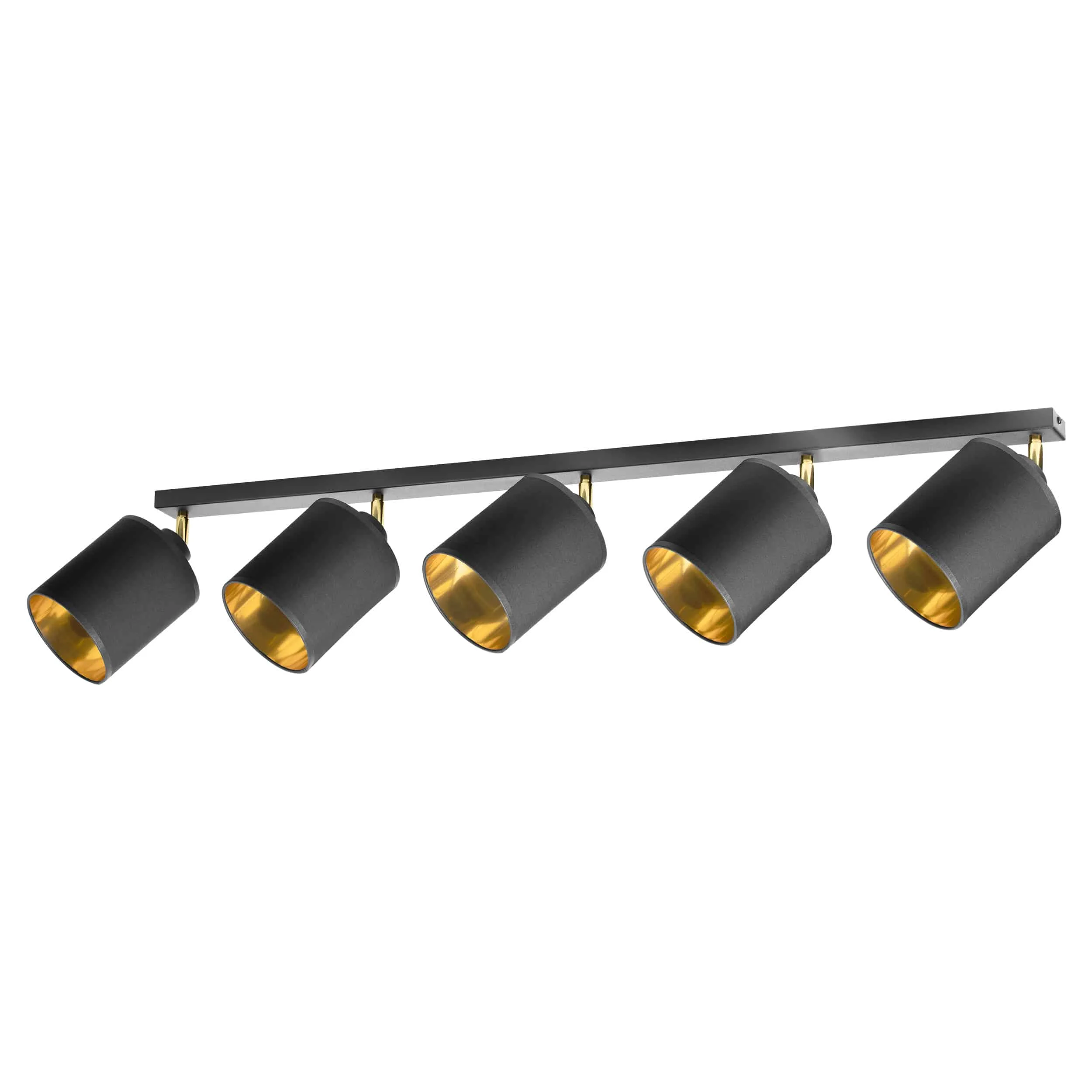 BATI wall and ceiling luminaire ADVITI Nastenné a stropné svietidlo BATI, max. výkon 5x60W, E27, čierne – Obrázok 1