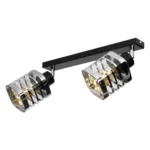 ADVITI SIENA E27, vnútorné osvetlenie, max. 2x60W, čierna, pas