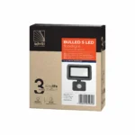 ADVITI BULLED S 20W reflektor s pohybovým senzorom 1600lm, IP44, 4000K, Alu+sklo – Obrázok 2