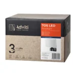 ADVITI TOS LED 30W kompaktný reflektor, 2200lm, IP65, 4000K, PC, čierne. – Obrázok 2