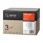 ADVITI TOS LED 30W LED reflektor, 2200lm, IP65, 4000K, PC, biela – Obrázok 2