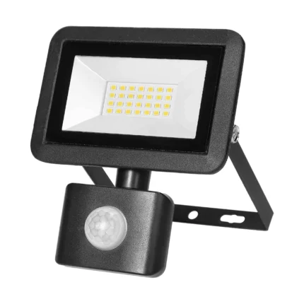 ADVITI FARO S LED reflektor Pohybový 20W, 1600lm, IP44, 4000K, sklo + sklo