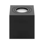 ADVITI MEGY DLS GU10 stropné svietidlo max 50W, IP54, štvorcové, čierne, hliník – Obrázok 3