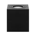 ADVITI MEGY DLS GU10 stropné svietidlo max 50W, IP54, štvorcové, čierne, hliník – Obrázok 4