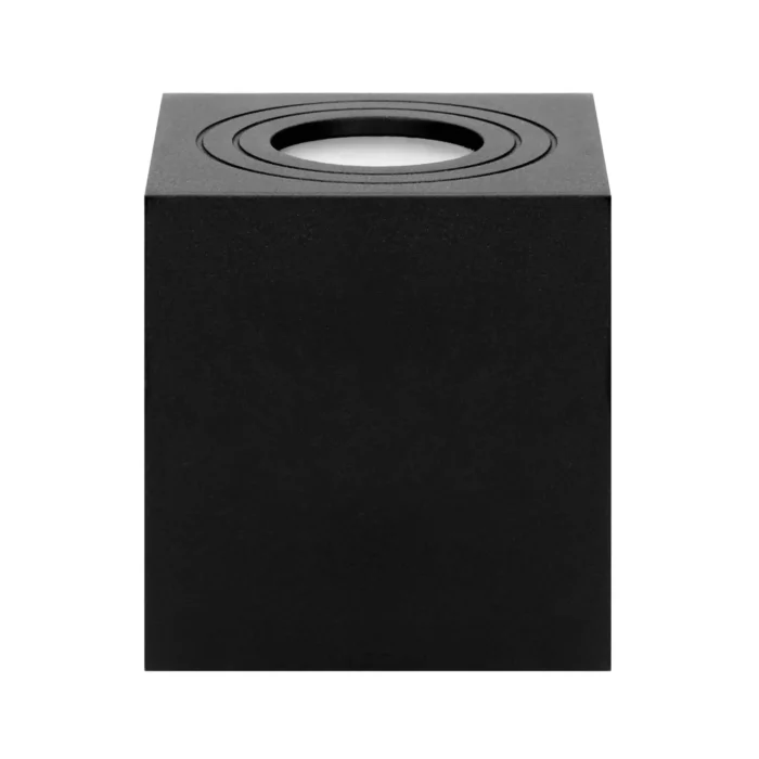 ADVITI MEGY DLS GU10 stropné svietidlo max 50W, IP54, štvorcové, čierne, hliník – Obrázok 4