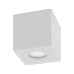 ADVITI MEGY DLS GU10 svietidlo max 50W, IP54, štvorcové, biele, hliníkové