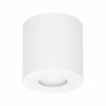 ADVITI MEGY DLR GU10 stropné svietidlo max 50W, IP54, okrúhle, biela, hliník