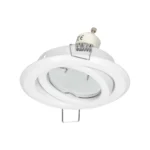 ADVITI SUTRI RM ozdobný rám predvyrobené svetlo, MR16/GU10 max 50W, okrúhly, nastaviteľný svetelný lúč, biely