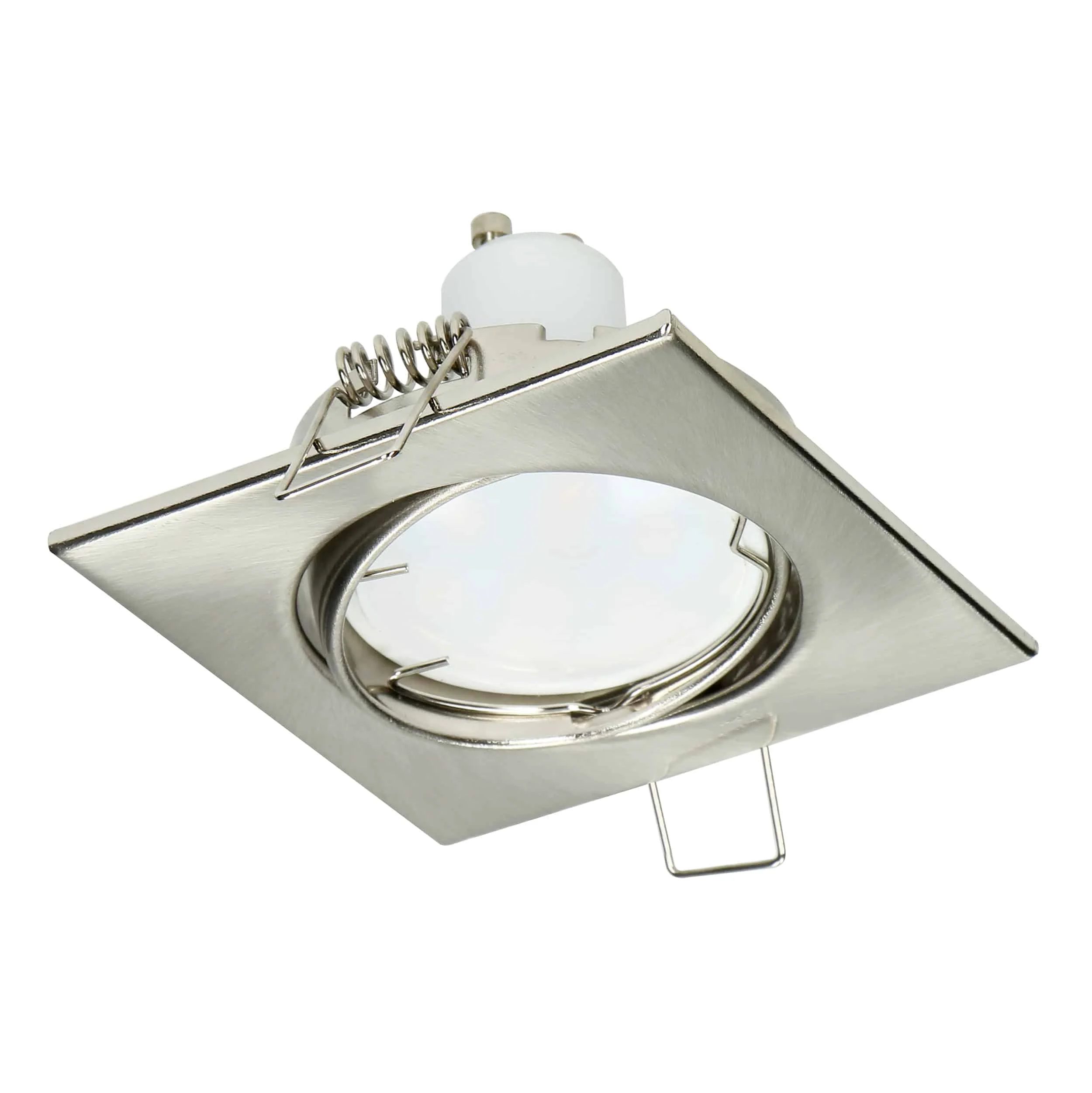 SUTRI SM decorative frame for spotlight ADVITI SUTRI SM ozdobný rám na stolnú lampu, MR16/GU10 max 50W, štvorcový, nastaviteľný svetelný lúč, satén – Obrázok 1