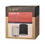 ADVITI KORIN 16, stropné svetlo, 60W, E27, ocot, čierne – Obrázok 2