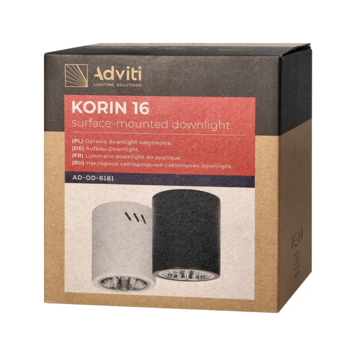 ADVITI KORIN 16, stropné svietidlo, 60W, E27, ocot, biela – Obrázok 2