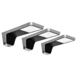 ADVITI NELA sada 3 podskrinových LED svetiel, 2x2W+7,5W, 4000K, USB, čierne.
