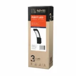 ADVITI PYRYT LED 10W, svietidlo 800lm, IP54, 4000K, čierne. – Obrázok 2