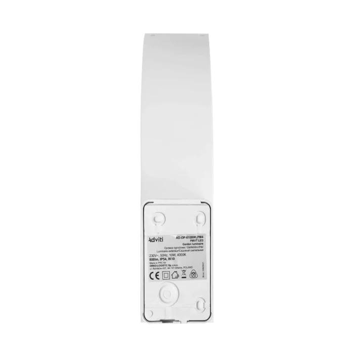 ADVITI PYRITE LED 10W, LED svetlo 800lm, IP54, 4000K, biela – Obrázok 4