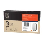 ADVITI NEFRYT LED 10W, záhradné svetlo, 800lm, IP54, 4000K, sivá – Obrázok 2